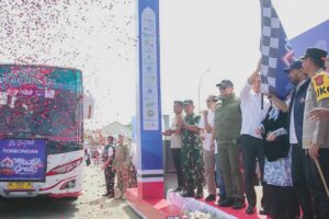 Gubernur Aceh Lepas Rombongan Peserta Mudik Gratis, Total Kuota Capai 6.421 Orang