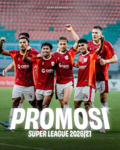 Resmi Promosi! Klub Prabowo Subianto Garudayaksa FC Tembus Super League